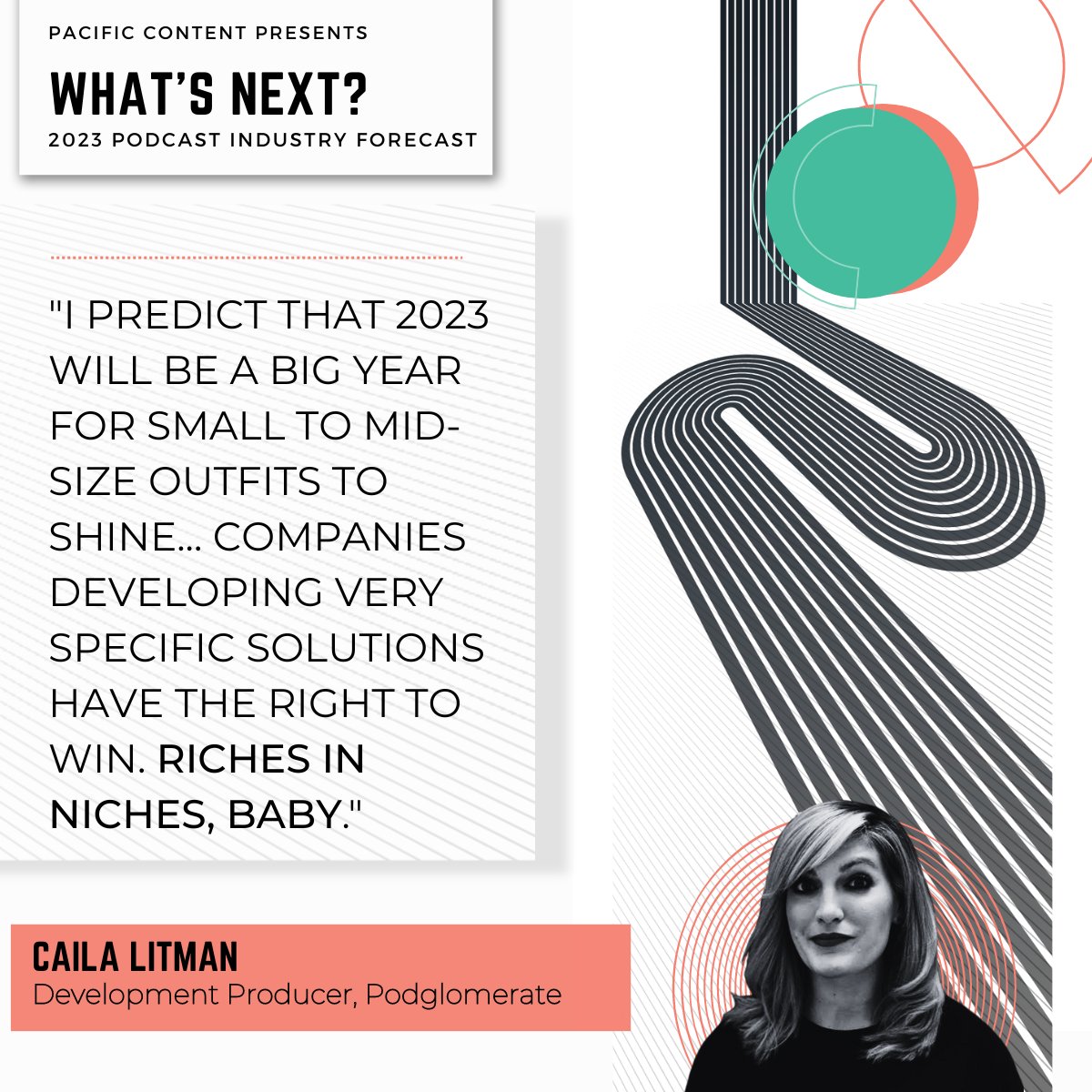 What's next in podcasting?

Just ask Podglomerate @misspagespod producer @CailaTess, who shared her podcast predictions alongside our friends @arithisandthat, @JordanHarbinger, @wmnmedia, @pod_ppl, and more.

ow.ly/lisV50MjrFm @pacificcontent