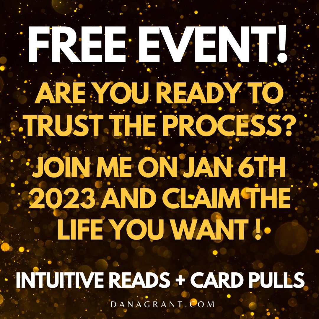 RealDanaGrant's tweet photo. TOMORROW:FREE, one-time Live one hour event that you DO NOT WANT TO MISS. ‼️ Intuitive reads, card pulls, workbook! Get your free workbook here: 
https://t.co/BgzBOqoKXZ

#cardpull #intuitive #freeevent #coach https://t.co/7W4MZKepRD