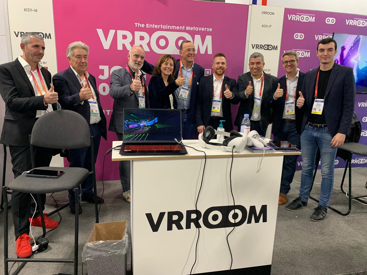 VRROOM_world's tweet image. A huge thanks to the President of the Occitanie Region Mrs @CaroleDelga for visiting us at our VRROOM booth at the opening of #CES 2023 in Las Vegas.

#CES2023 #VRROOM #Delga