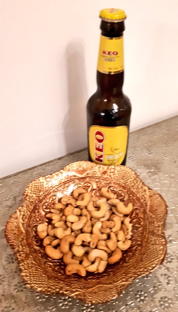 cllr_alambritis's tweet photo. Watching Ice Cold in Alex with John Mills, Sylvia Syms, Anthony Quayle. It is on @Film4 today, a film that made pouring a bottle of @carlsberg beer an art. However for a #Cypriot like me it has to be @KEO_Beer founded in 1951 and accompanied by roasted cashew nuts.
#EveningIn https://t.co/I1ISppUCAR