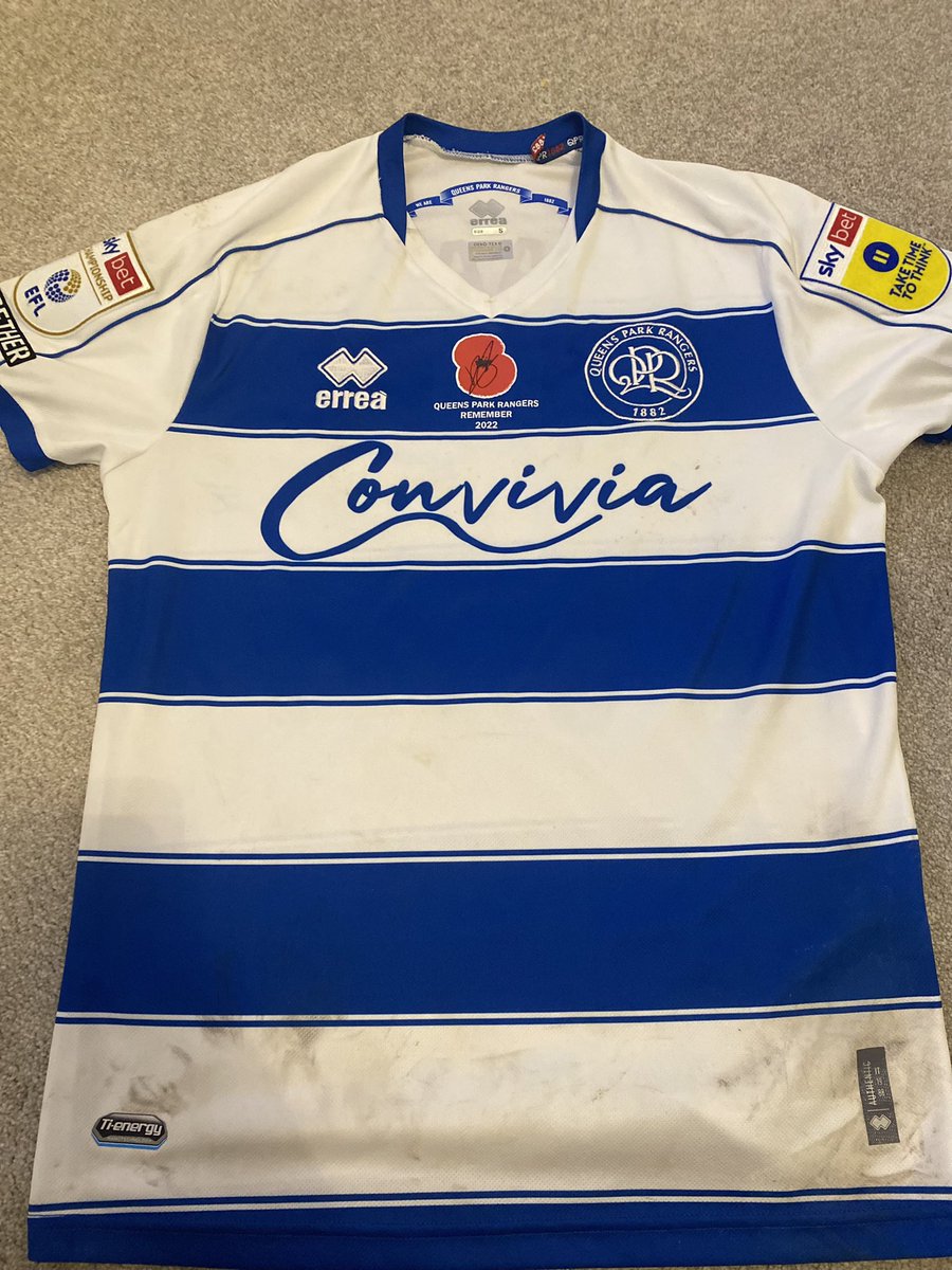 QprShirts's tweet photo. 👕 - Kenneth Paal 🇳🇱
⚽️ - Qpr vs West Brom 0-1 (L)
🗓- 05/11/2022

Paal was in the starting 11 and played full 90 minutes game in a 1-0 defeat against West Brom 

@QPR @PoppyLegion 

#qpr #matchworn #matchshirt #paal https://t.co/9lub67vtRN