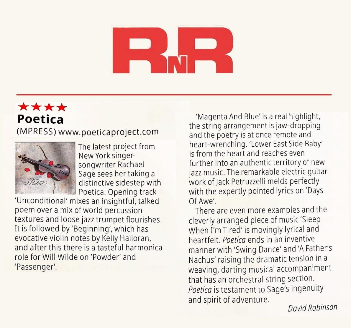 #ThrowbackThursday to @RocknReelR2's review of our album 'Poetica'! 🎶🎤Stream/download the album at mpress.lnk.to/Poetica