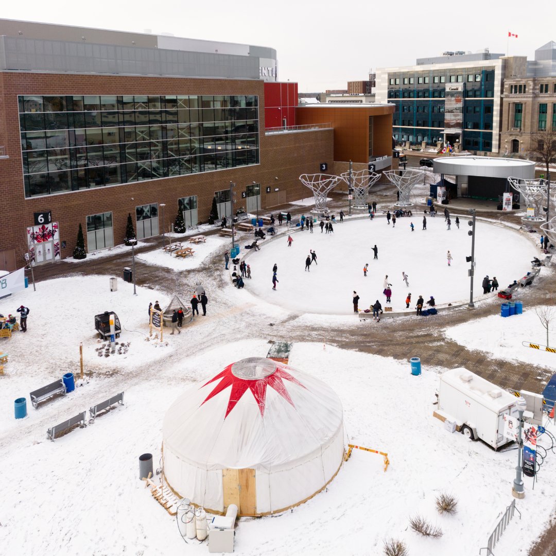 CityofMoncton's tweet photo. Go Canada Go!! 🏒🎉

Catch Team Canada in the finals tonight on the giant screen at Downtown Place (150 Canada Street). https://t.co/g0NFzUQMqU
