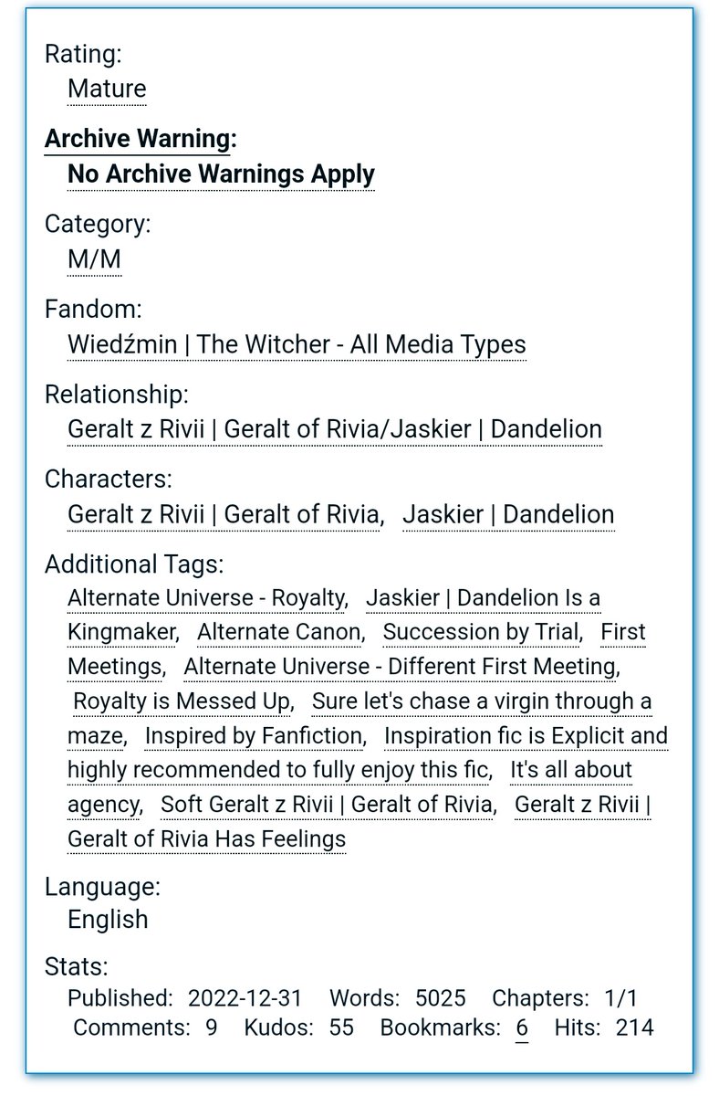 dontworry14434's tweet photo. Let's Make Our Own Destiny (And Crap Like That) by Poison_in_Bloom is a sexy geraskier fic where Jaskier is a kingmaker and Geralt is in love at first sight! Super cute and I especially love the ending! #geraskier #fanficrec  https://t.co/9pyvOeRZfp https://t.co/97LyQkHNtf