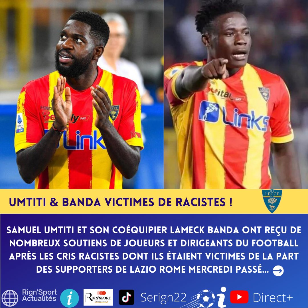 ElhajSerign's tweet photo. @Rign'sport actu+...
#Umtiti &amp; #banda https://t.co/E4TeDgo8u5