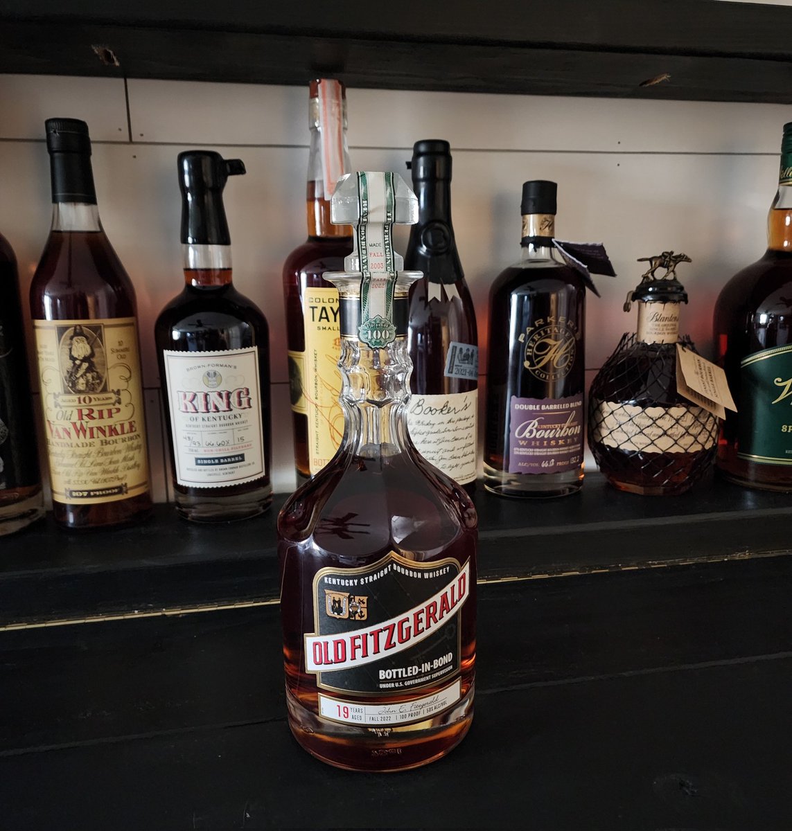 Benjamnchandler's tweet photo. Today's find. #oldfitzgerald #19year #bottledinbond #kentucky #bourbon #heavenhill https://t.co/OV7rBkbktZ
