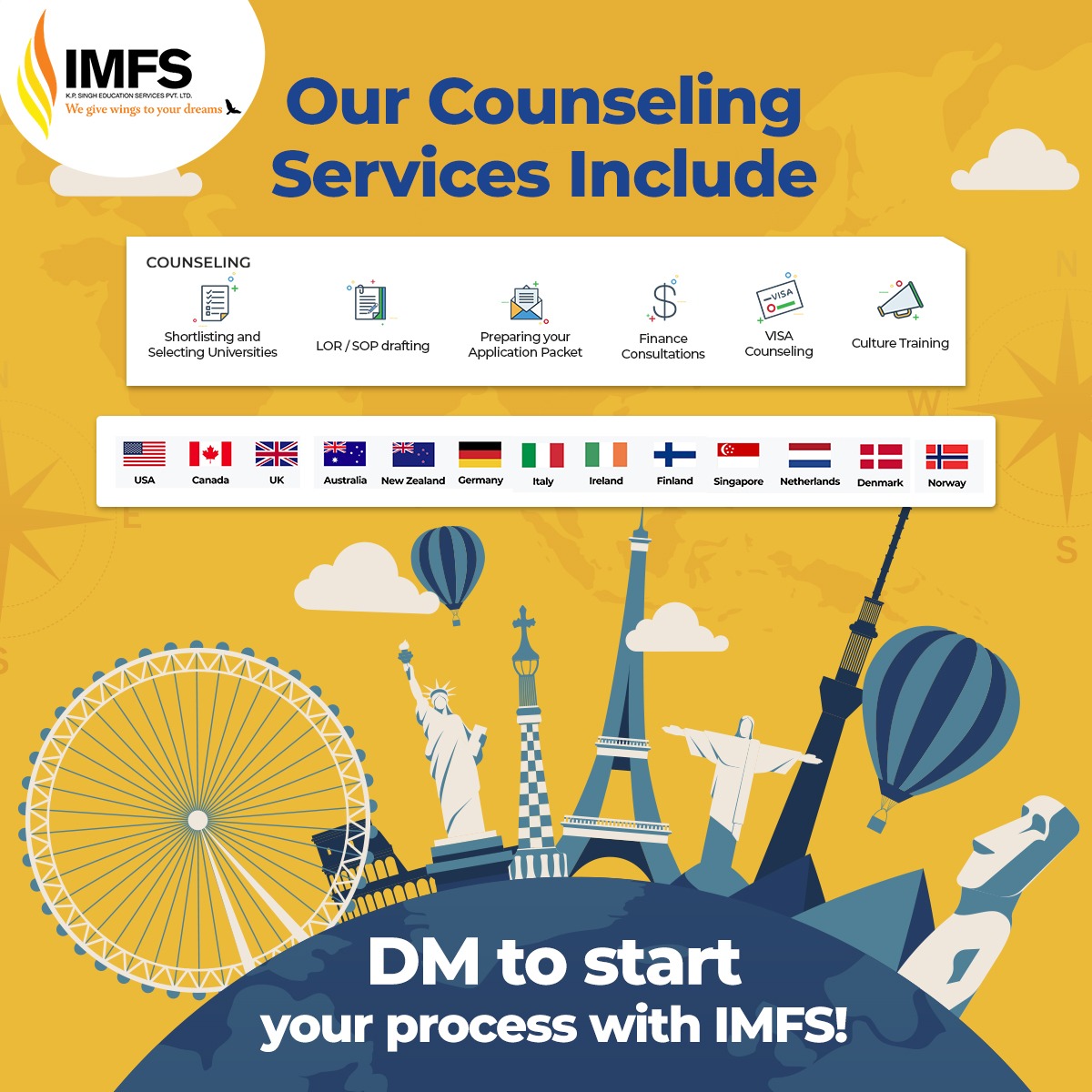 IMFSManipaloffl's tweet photo. Choosing the right consultancy for counseling &amp; admissions is important.
.
IMFS has given wings to more than 55000 students dream of studying overseas! 
. 
We can help you too!!
.
.
.
#IMFS #OnlyIMFS #StudyAbroad #AbroadEducation #KPSingh #OverseasEducation #StudyOverseas https://t.co/ZhsqF4ylaR
