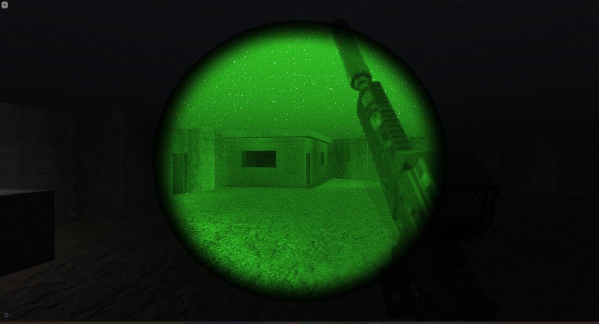 darkmatstudios's tweet photo. The NVG comes with peripheral vision, close blur and some other sweet, sweet effects!
These are the mono, duals, and quads. Mono will be rendered to one eye only in VR, and there are also different colour options for each one. #GeronimoVR https://t.co/1m5Sk3eVXk