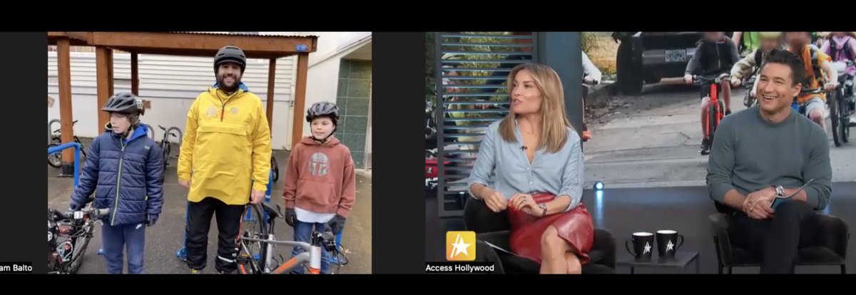 CoachBalto's tweet photo. Who’s bingo card has the #BikeBus on @accesshollywood?? Airing Monday, January 9th. https://t.co/pRUO1C8xuE