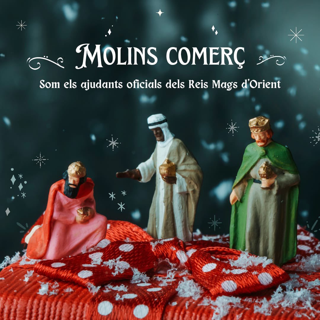 El comerç local us desitja molt Bons Reis!!

La nit més màgica de l’any, ajudem a ses Majestats pq puguin arribar a tothom! 

Ja us heu portat bé?

#comerçdeproximitat 
#molinsderei