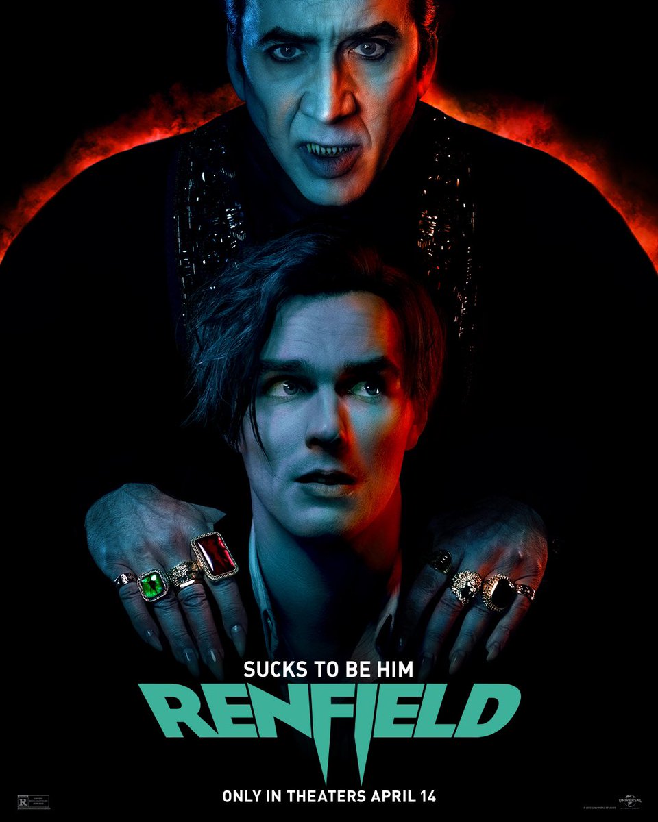 NicholasHoult's tweet photo. Bosses SUCK - mine more than most🩸🧛🏼‍♂️ #RenfieldMovie, only in theaters April 14th https://t.co/0ABvLablqY