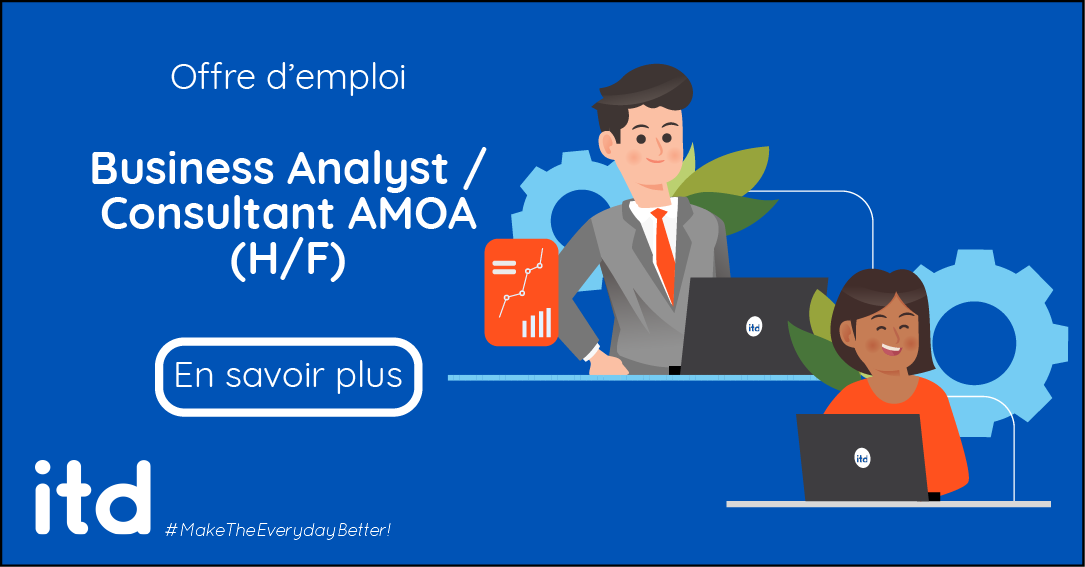 ITD_OSS's tweet photo. 📌[#Job]
Pour soutenir notre forte croissance, nous recherchons un nouveau #Business Analyst / Consultant(e) AMOA (H/F). 
Postulez dès maintenant pour rejoindre l’aventure #ClickOnSite ⬇
https://t.co/qlBDw9v7ZC https://t.co/FTfMUeiTZy