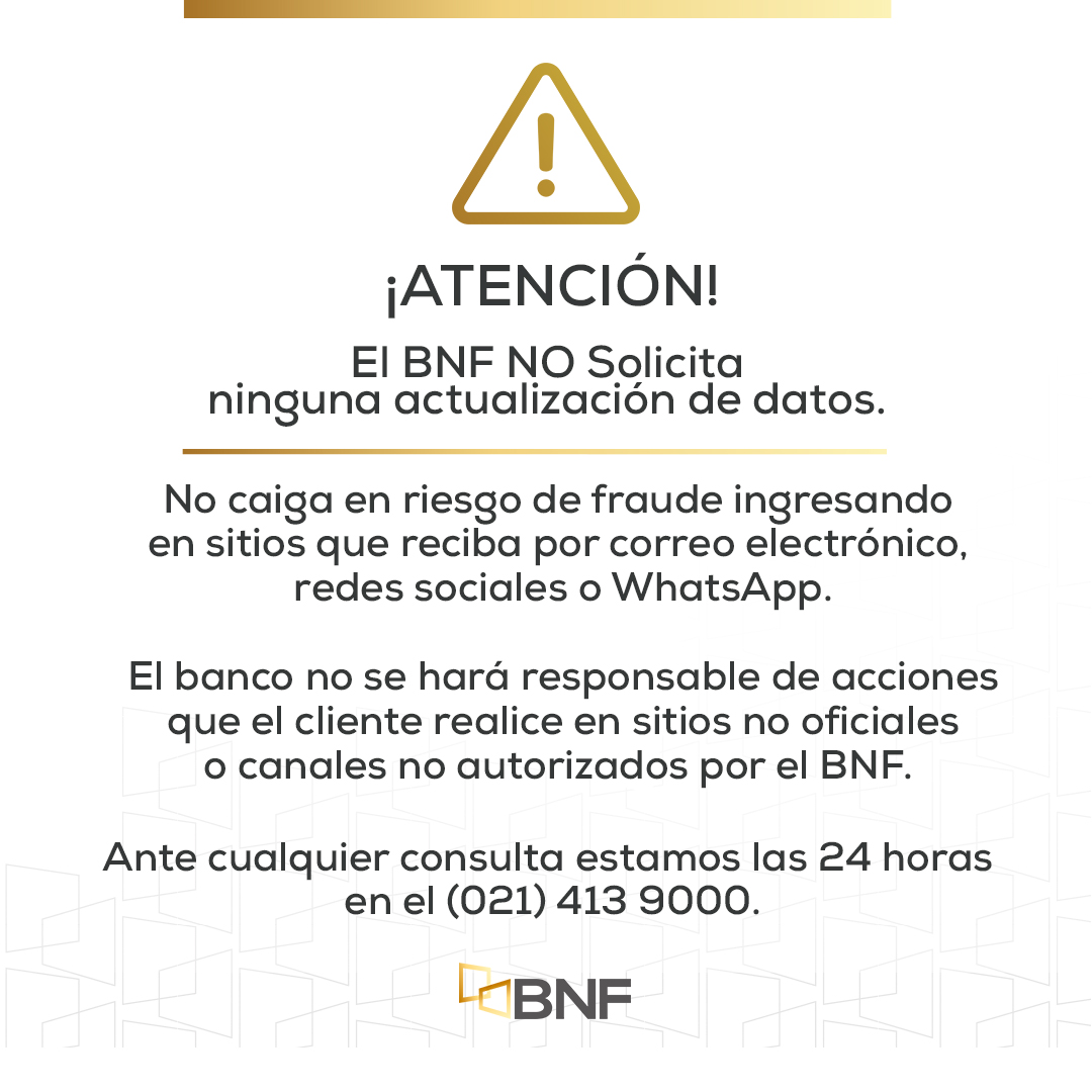 BNF_Py's tweet image. BNF informa: