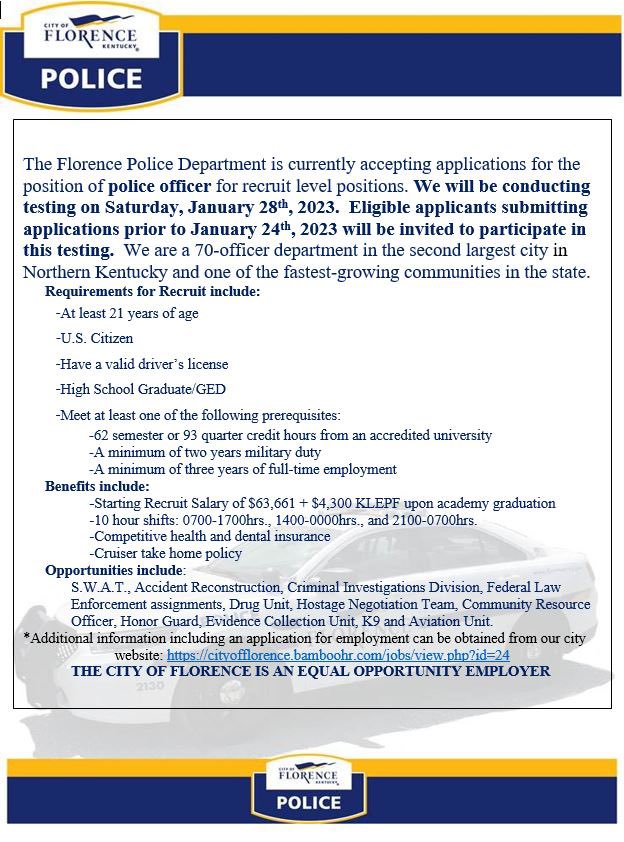 Florence Police Department - Florence, KY tweet media