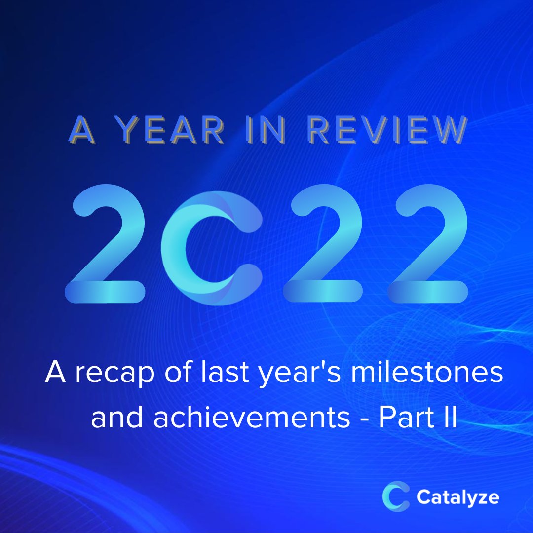 catalyze_one's tweet photo. 2022, what a year! 🔥🔥 #Catalyze #YearInReview #ICP #DFINITY #Web3 #Blockchain #Welcome2023 

Part II 👇👇👇👇 https://t.co/7E1z6mCOMD
