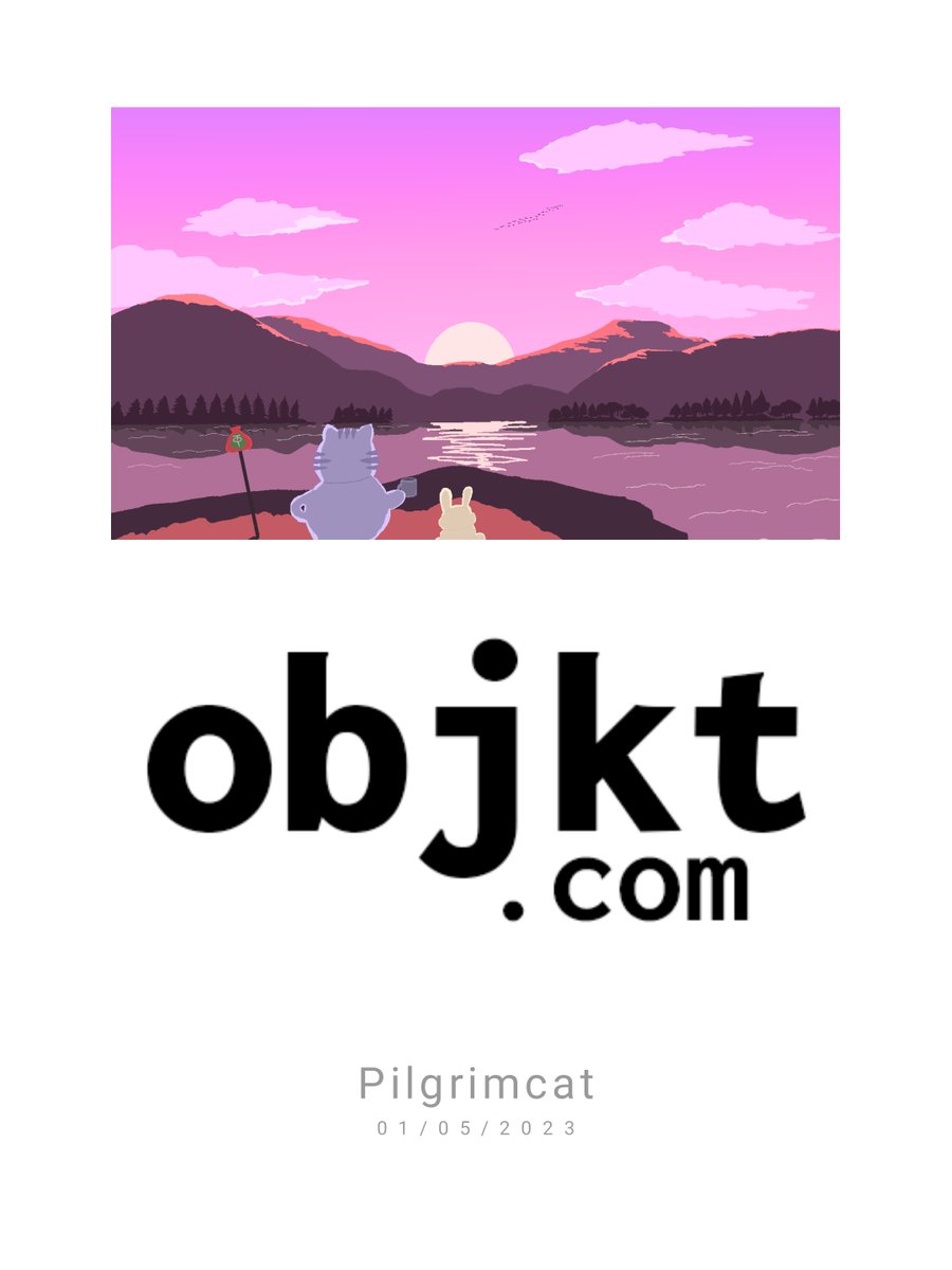 New Drop Update 🖼️🎨😽🙏🌟⭐
Pilgrimcat II : Path of destiny 
Pilgrimcat #26
Price : 5 XTZ
Edition : 3 eds.
Mime type : PNG (1200x1500px)
Link : objkt.com/asset/KT1N9g1q…
#NFTTHAILAND
#XTZ #objkt #Tezos #tezoscommunity #TEZ #CleanNFT #Tezthai #tezosart
#objktnft #tezosnft
