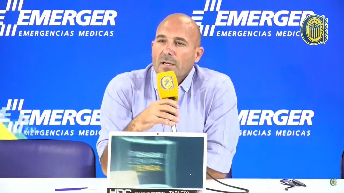 Cadena3_Rosario's tweet photo. "Si esta banda de ladrones con cómplices y todo no lo dejaron muerto, este club va a sobrevivir con una administración profesional y con amor" dice Belloso en conferencia de prensa 📱 https://t.co/ptAswuRTZK