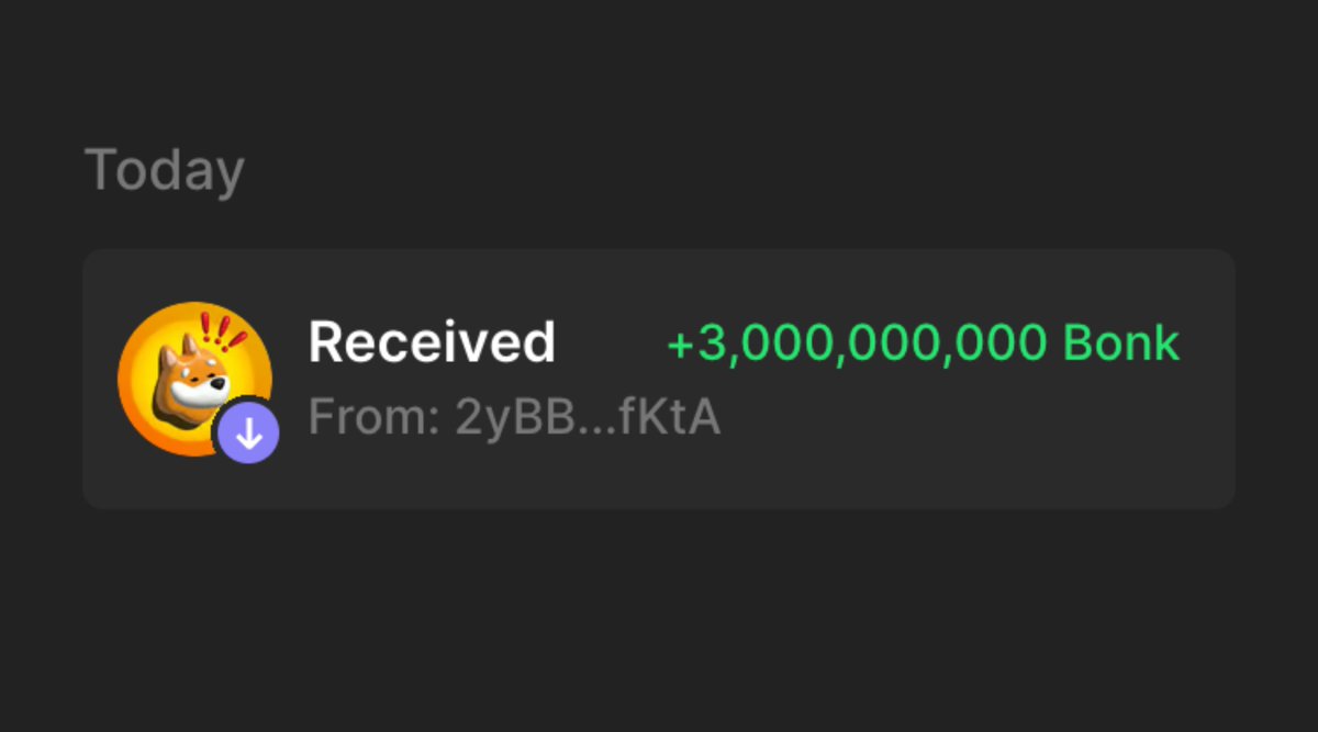 Just received 3 trillion bonk from <a href="/bonk_inu/">BONK!!!</a> team.

Doing something big in few hours 🔔