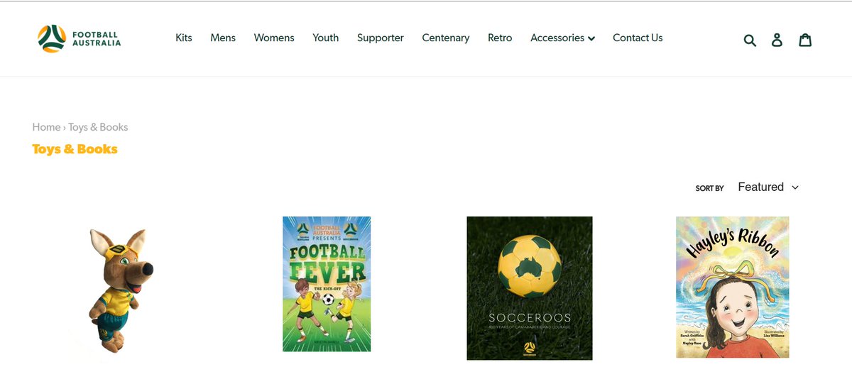 Sarah Griffiths Author (@sarahgriffithsa) on Twitter photo <a href="/HayleyRaso/">Hayley Raso</a>'s inspirational story, 'Hayley's Ribbon,' is part of the official merchandise for <a href="/TheMatildas/">CommBank Matildas</a>
This is hugely exciting for me as the author of the story! Fans can order from the website and can also purchase at the stadium! <a href="/andygoff/">Andy Goff</a>
#childrensbooks #womensfootball <a href="/HayleyRaso/">Hayley Raso</a>'s inspirational story, 'Hayley's Ribbon,' is part of the official merchandise for <a href="/TheMatildas/">CommBank Matildas</a>
This is hugely exciting for me as the author of the story! Fans can order from the website and can also purchase at the stadium! <a href="/andygoff/">Andy Goff</a>
#childrensbooks #womensfootball