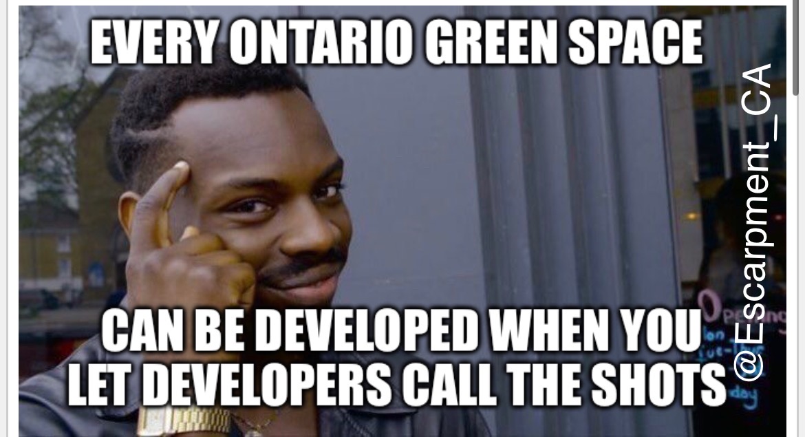 Escarpment_CA's tweet photo. Greenspace that benefits our community and ALL of us, should not be up for grabs. 

#Ontario #HandsOfftheGreenbelt   #Ontarians #RepealBill23 #Stop23 #NiagaraEscarpment #Nature #Greenbelt https://t.co/ws8KAILsa7