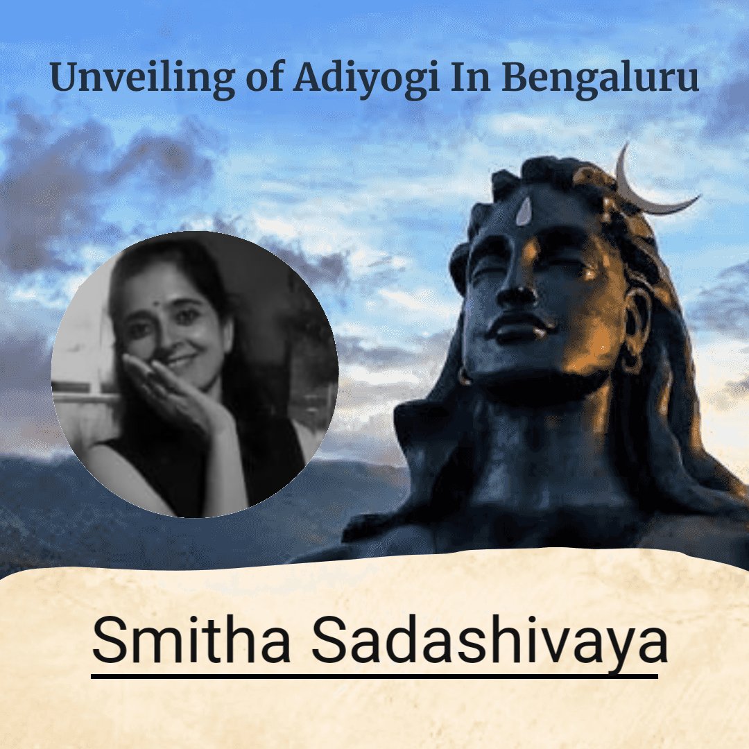 smitha_insearch's tweet photo. #Increadableindia #IncreadableCulture
#IncreadableMystism
Blessed to be born on the land of sages 💥
Blessed be born in the era of @SadhguruJV 💥
Come and join us in #YogeshwaraLingaConsecration and unveiling of 112 feet #AdiyogiInBengaluru
LIVE on https://t.co/kqg1mO8mE1 https://t.co/kywiDtII1h