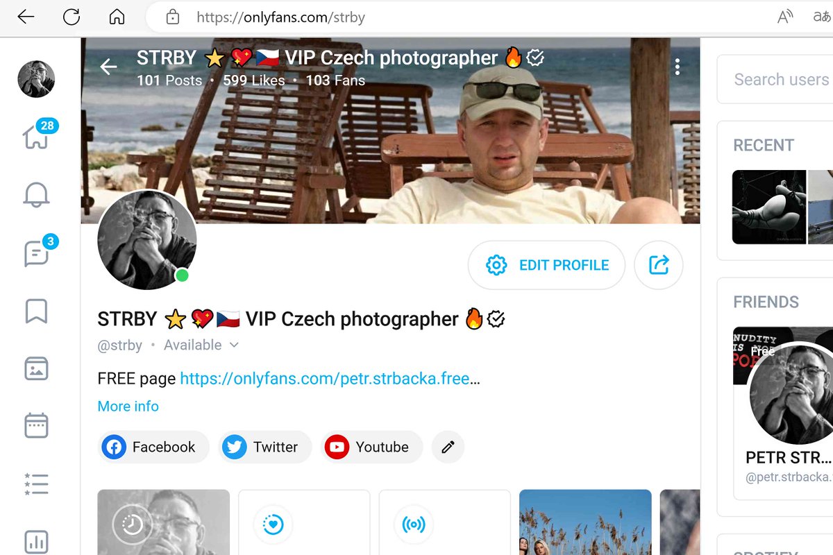 StrbackaPetr's tweet photo. Mám nový účet na Only Fans. Předem Vám děkuji za zhlédnutí, a pokud se Vám fotografie líbí, tak i za lajky. Do 16. 1. 2023 je účet ZDARMA! https://t.co/xiRL64RqBE https://t.co/7tWBKzXhy2