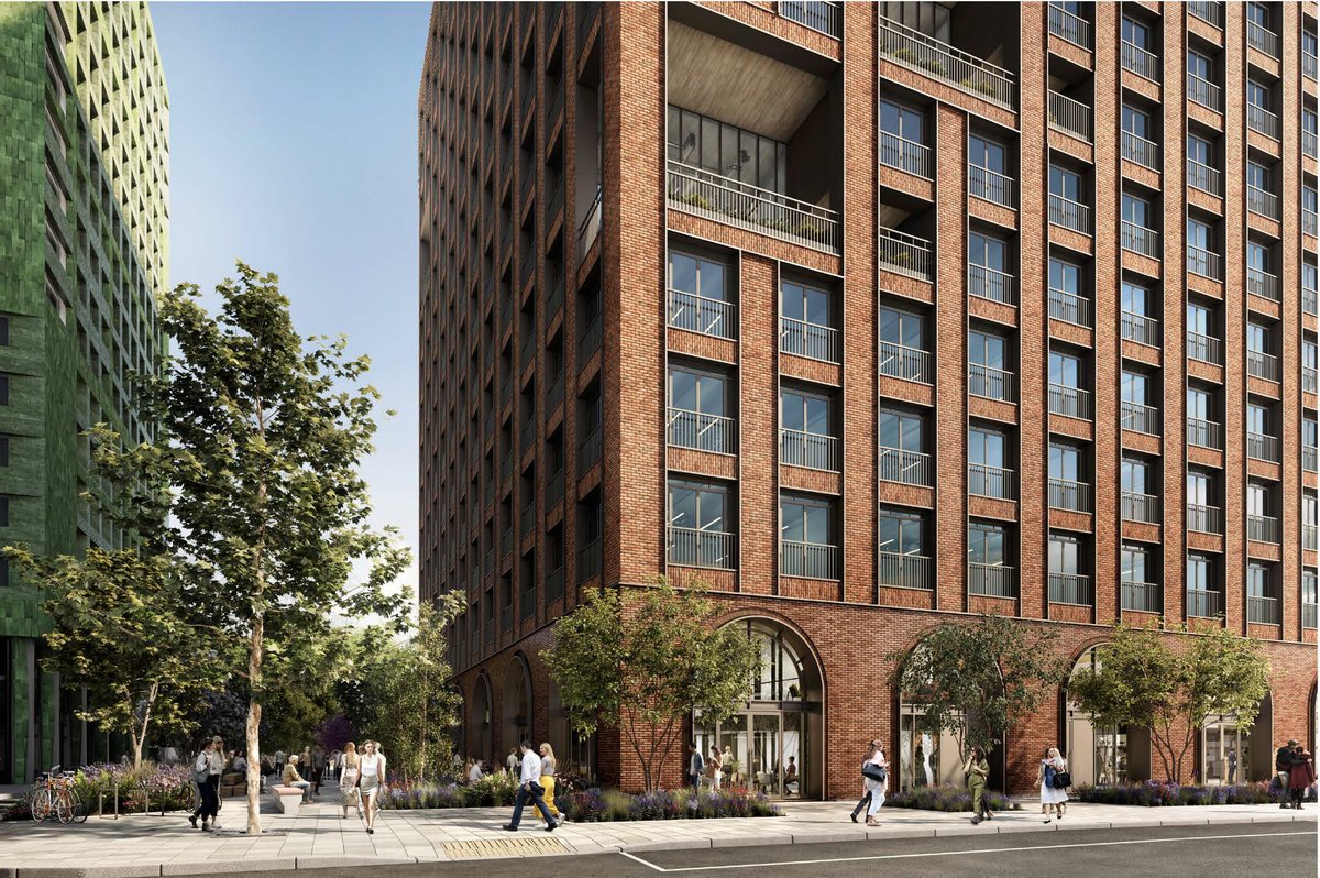 SSC_LDN's tweet photo. Havelock Terrace by @squirepartners 
Plans have been submitted for a 16-storey office and light industrial scheme in Nine Elms: 
https://t.co/JekFR2M9WS https://t.co/mrkIi4uKNV