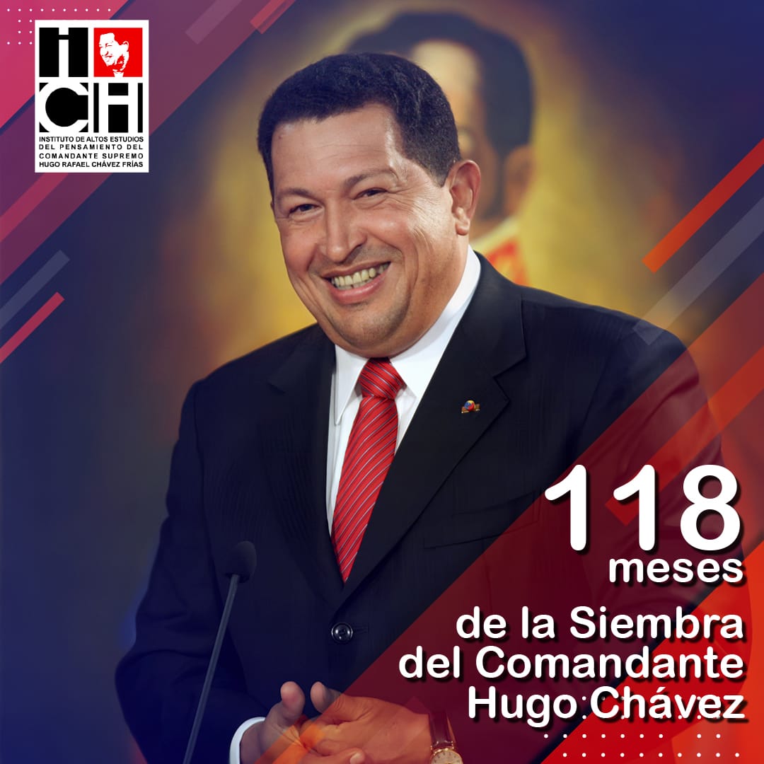 InstitutoHugoCH's tweet photo. #118MesesDeTuSiembraComandante seguimos victoriosos y leales a los principios bolivarianos, construyendo la Patria socialista para el bienestar de nuestro pueblo!
#05Ene 
#AñoLegislativo2023 https://t.co/uCOrU6LSKj