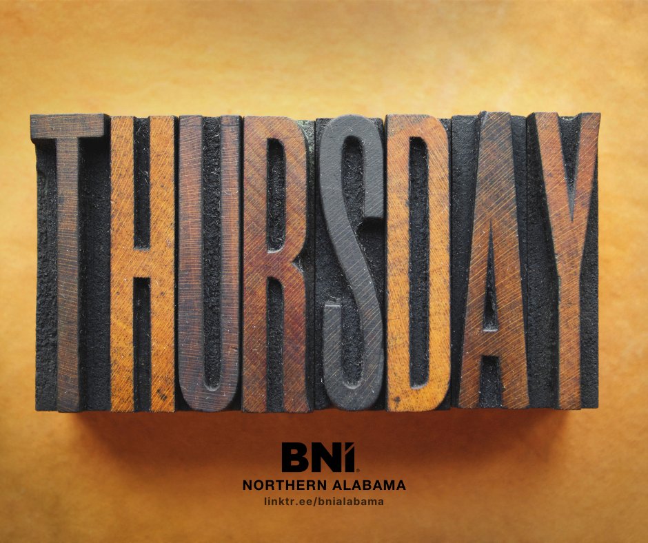 BNIAlabama's tweet photo. "Don't count the days. Make the days count." – Muhammad Ali

#Networking #ThankfulThursdays #BNI #SuccessStories https://t.co/bReg3NgB4L