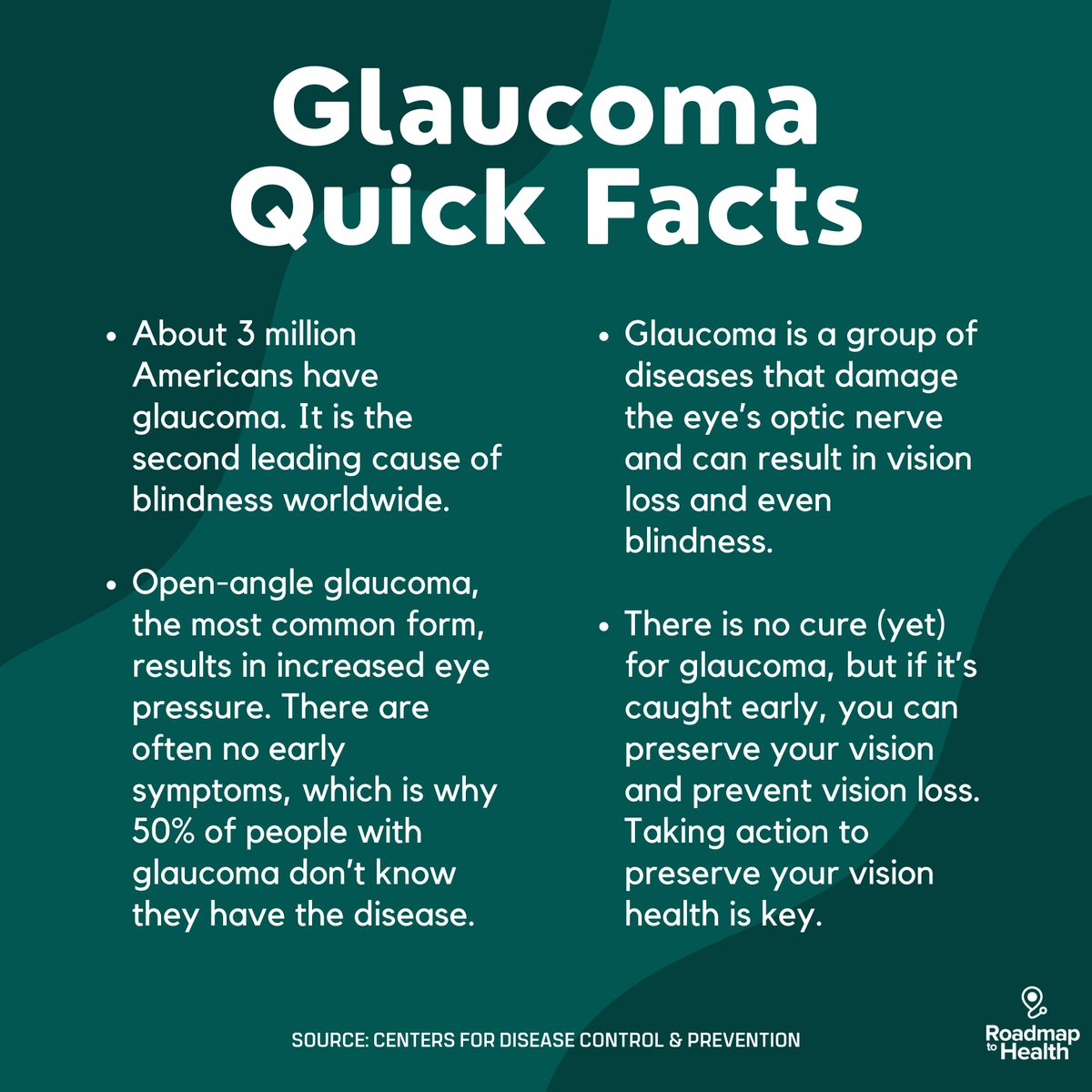 R2H_US's tweet photo. Keep your sight safe! #Glaucoma is characterized as a group of diseases that can permanently affect your #vision and can even lead to blindness. Learn the actions you can take to avoid vision loss associated with glaucoma by tapping the link from @CDCgov: https://t.co/q7uOXumzsi https://t.co/lIOotL5Xyq