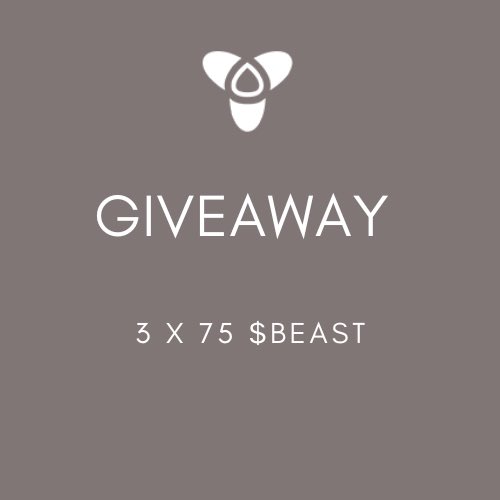tanglebeasts's tweet photo. @TangleVerseWeb listet the Tanglebeasts on their website. We are really happy about that and want to celebrate it with a giveaway🎉

We will give away 3 X 75 $BEAST 

1️⃣Follow @TangleVerseWeb and @tanglebeasts 
2️⃣Like
3️⃣RT
4️⃣Tag 2 friends

https://t.co/XRIjtbq5VH

#BeastMode https://t.co/2C2AMI4aQo