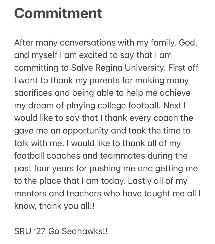 miles55kaplan's tweet photo. 1000% committed!!!
@GilmartinKevin @Coach_KKelly @Salve_Football @ThomasM74748924 @chrisredding_1 https://t.co/ohXlsv2tmw
