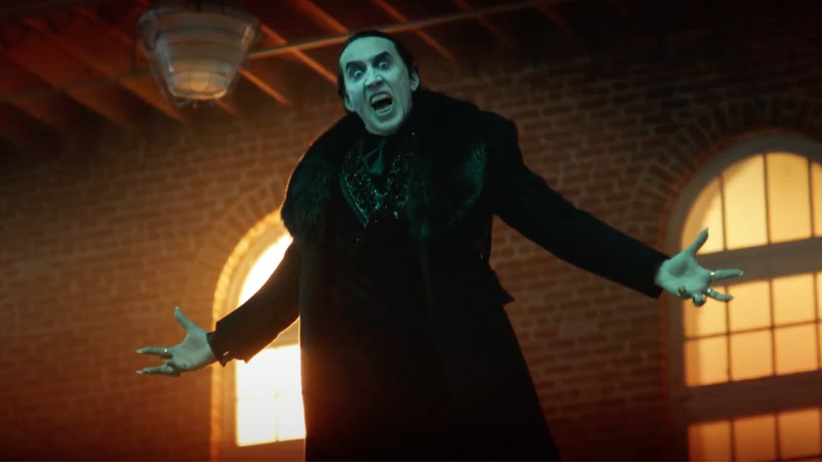 empiremagazine's tweet photo. The trailer for horror-comedy #Renfield has arrived – bringing a first look at Nicolas Cage's Count Dracula.

Watch it here: https://t.co/kpT22wSUP5 https://t.co/xzcvSOR7yE