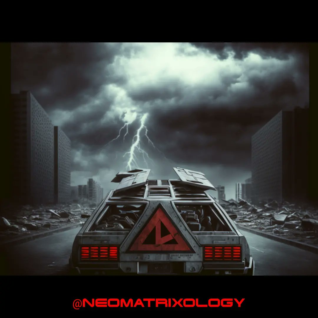 NeoMatrixology's tweet photo. Drove past a man who appeared to be doing reconnaissance on a power plant. No doubt he noticed me as well👓🚘🏭
#Matrix #SearchForTheOracle #Berg #BrianJSmith  #MidJourney #MatrixUniverse #AIArt #TheMatrix #Mxo #NoFlyZone #Terminatrix #CyberDyne #Delorean  #MidjourneyArt https://t.co/LecXupLArF