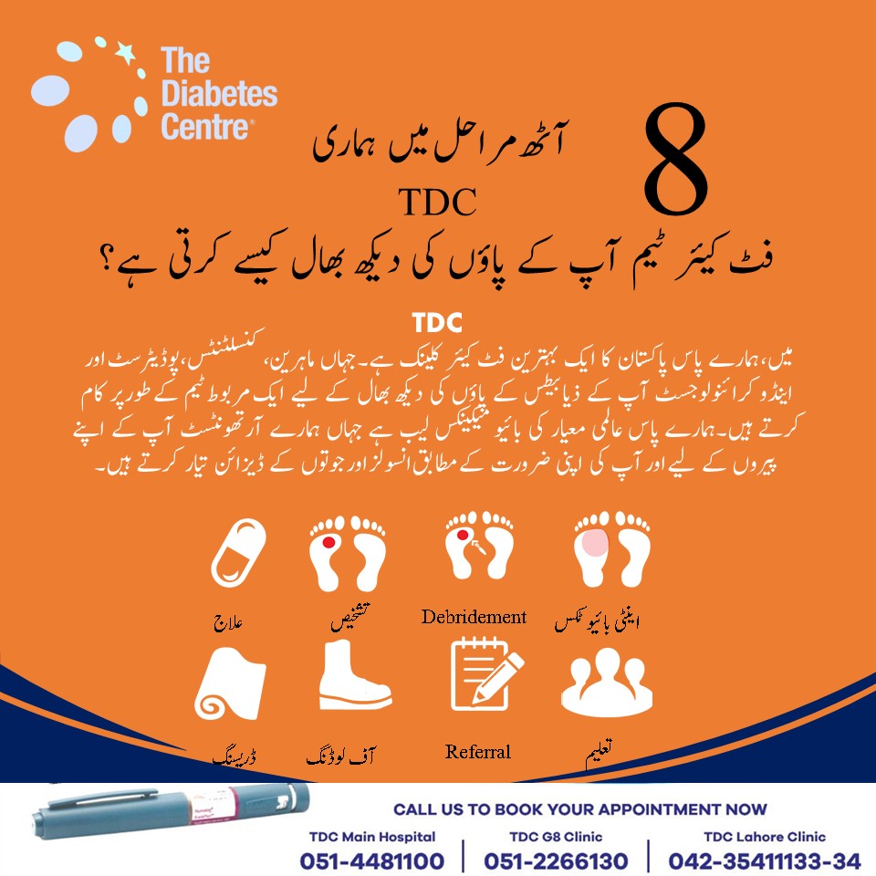 tdcpak's tweet photo. ذیابیطس میں پاؤں کے السر کو سمجھیے
ذیابیطس میں پاؤں کا السر کیا ہے؟اسکی کیا وجہ ہے؟
ذیابیطس آپ کے پیروں کو کیسے نقصان پہنچاتی ہے؟
وہ عوامل جو پاؤں کے السر ہونے کا خطرہ بڑھاتے ہیں؟
جاننے کے لیے یہ تھریڈ مکمل پڑھیں۔
#TDCthread
https://t.co/SvvtlEYWVZ https://t.co/xrpqnsxOrU