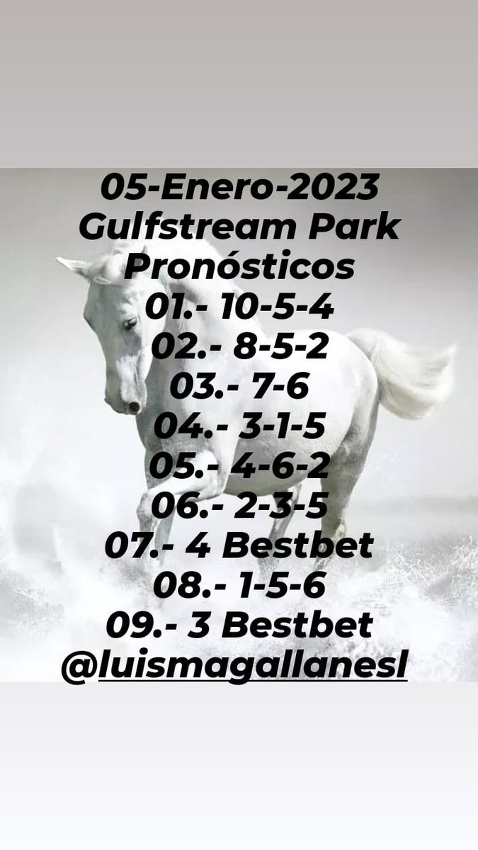 ELTUTORHIPICO's tweet photo. #allenarlanevera mis apreciados hípicos y jugadores!! Hoy nuevamente #GulfstreamPark con nueve interesantes #competencias dónde el #intergalactico @irad_ortiz surge obligado en las papeletas de #jugadasexoticas. #nodejesquetelocuenten. https://t.co/mvexBFsXRJ