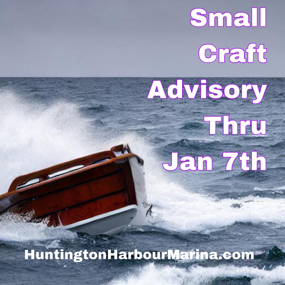 HHMarina's tweet image. #smallcraft #marineadvisory in effect thru Saturday 3:00am. Please be careful! #huntingtonharbourmarina