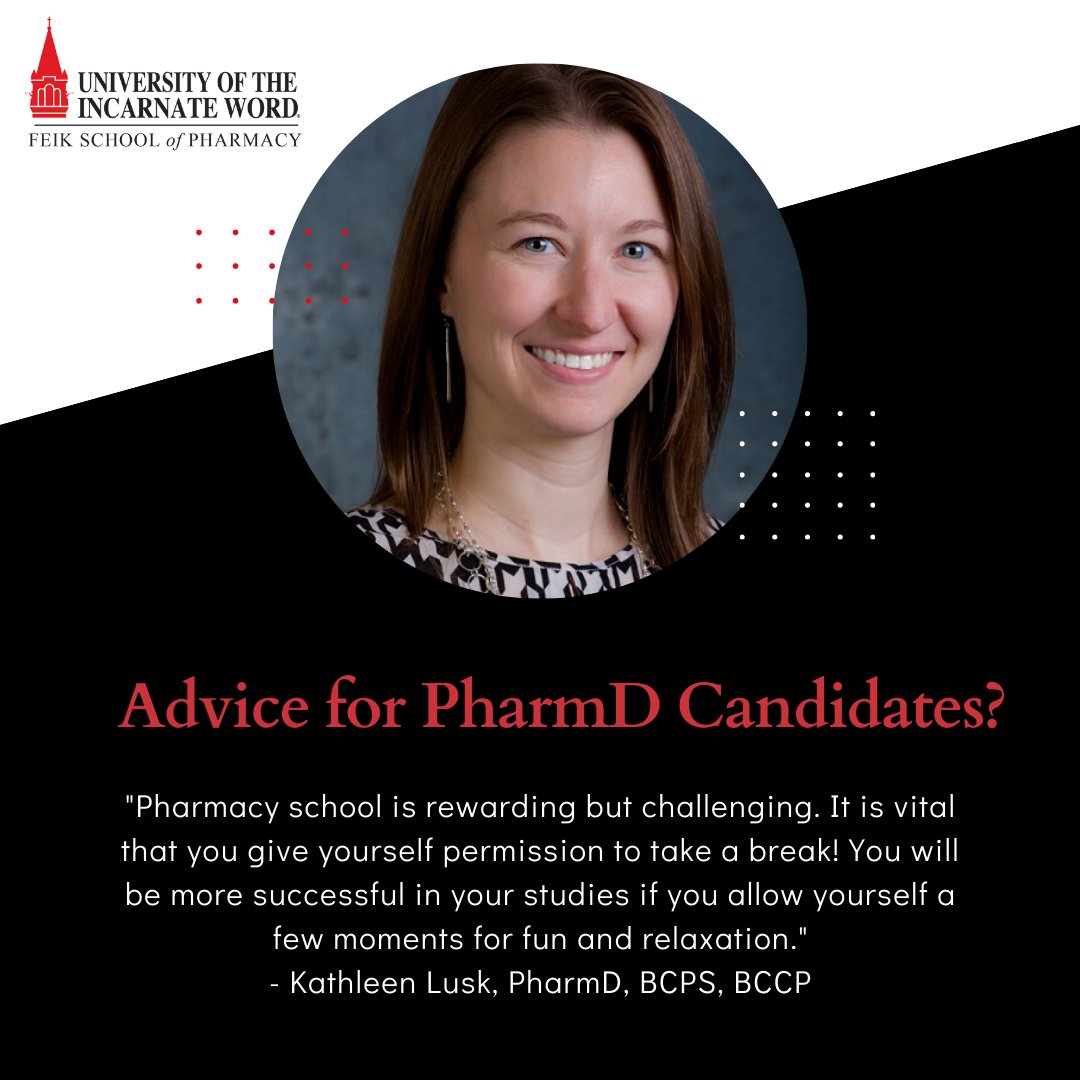 New Year, New Spotlight! Dr. Kathleen Lusk has been with the Feik School of Pharmacy for 9 years! Outside the classroom, she enjoys reading, cooking, and spending time with her family! "Pharmacy provides so many opportunites! There is always something new to learn or expereince."