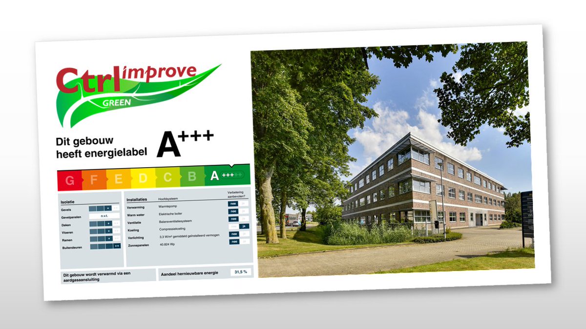 Vanaf 1 januari 2023 is Ctrl Improve - Green Leadership verhuisd naar een nieuwe locatie in Uithoorn. Ons nieuwe kantoorpand heeft energielabel A+++, wat uitstekend past bij onze doelstelling om bij te dragen aan een duurzame samenleving!
greenleadership.nl