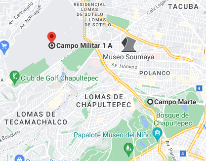 Satirofanes's tweet photo. Y Ovidio Guzmán ya está en Campo Militar 1. (Según @El_Universal_Mx). Tan cerca. https://t.co/U4Iijmq3pB