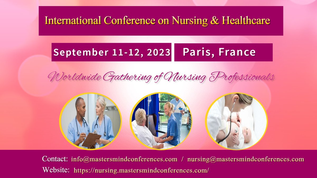 MastersmindM's tweet photo. #NursingCongress2023 brings you all to an outstanding platform to share and learn about the most recent evidence-based practices related to #nursing  to enhance your #nursingcareer 

Submit your abstracts here: https://t.co/agraL4Zs8C

Email: nursing@mastersmindconferences.com https://t.co/Y3Ta48MAiP