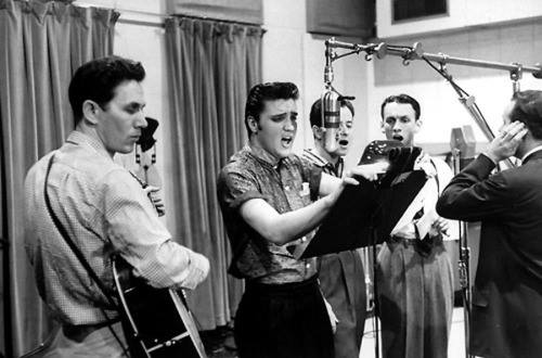 #OnThisDay, 1954, #ElvisPresley recorded 10 minutes of a demo at #SunRecords, #Memphis - #ElvisHistory