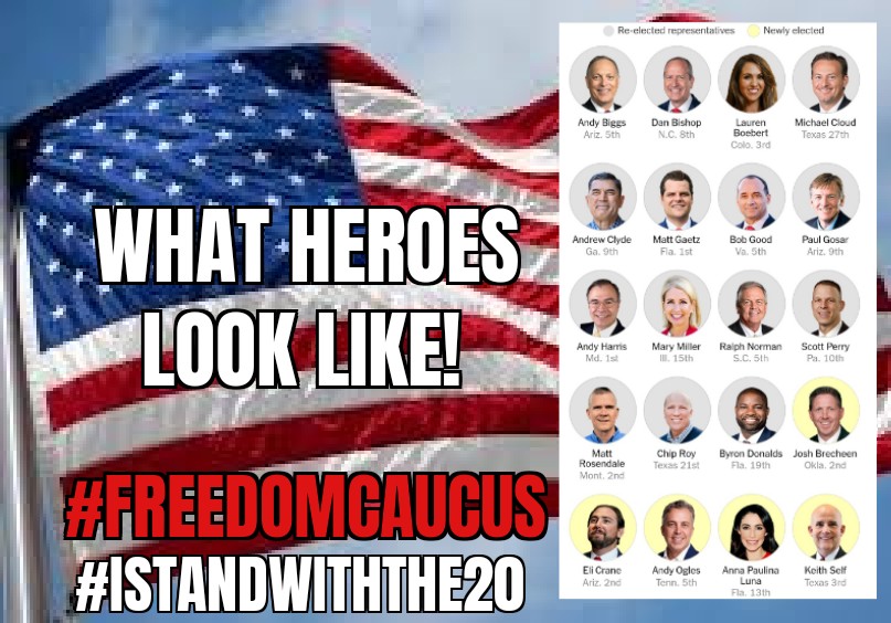 MichaelOlhava1's tweet photo. What real heroes look like! End the corruption! I stand with the few that will stand against it in order to end it. #FreedomCaucus #IStandWithThe20 #RealRedWave https://t.co/YvHDgydEWg
