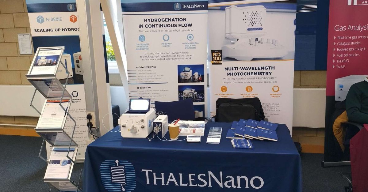 thales_nano's tweet photo. This is how we start the flow chemistry year 2023! We look forward to seeing you at UKCC in Loughborough. ThalesNano booth is open and questions are welcome by our Sales Manager, Andrew Coleman.
#UKCC #HCube #Catalysis #FlowChemistry https://t.co/K4D0Oj07l9