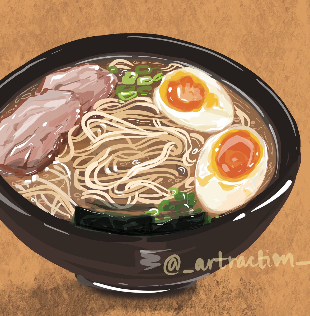 Food illustration # 2 🍜 I love how this turned out 😭✨