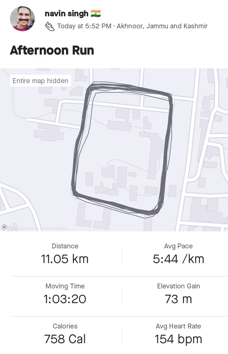drnavin1012's tweet photo. #running 11k only #negativesplit https://t.co/jI41ELZlTn