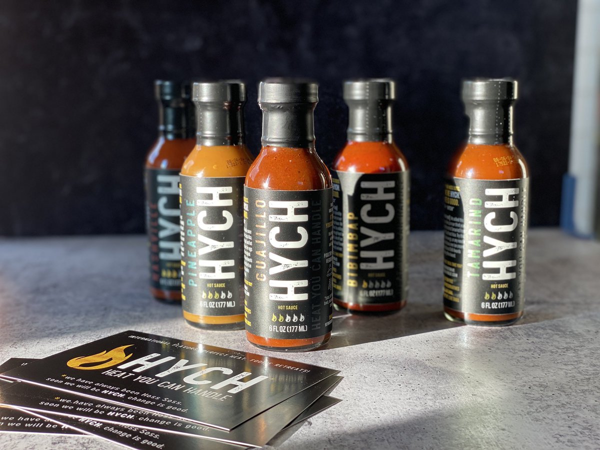 Exciting news, guys — our first bottles of HYCH run off the line today! Here’s a sneak peek of our prototypes. 🕵️‍♀️🔥 

#newyearnewname #hotsauce #ilovehotsauce