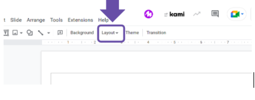 TheTinyEdTech's tweet photo. Winter Animation: First Stop - The Basics of Google Slides - Blank Canvas Method #1: Layout Quick Button > Blank. Et voilà, you have removed those pesky text boxes in one fell swoop!  
#EdTech #EdTechTidbit https://t.co/fw36v6N5Ub