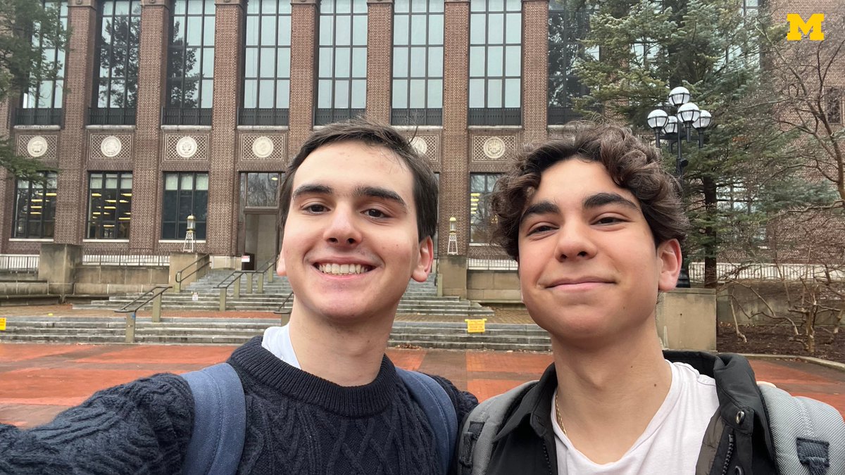 UMich's tweet photo. All smiles being back ho〽️e. https://t.co/KtXrM7YKpT