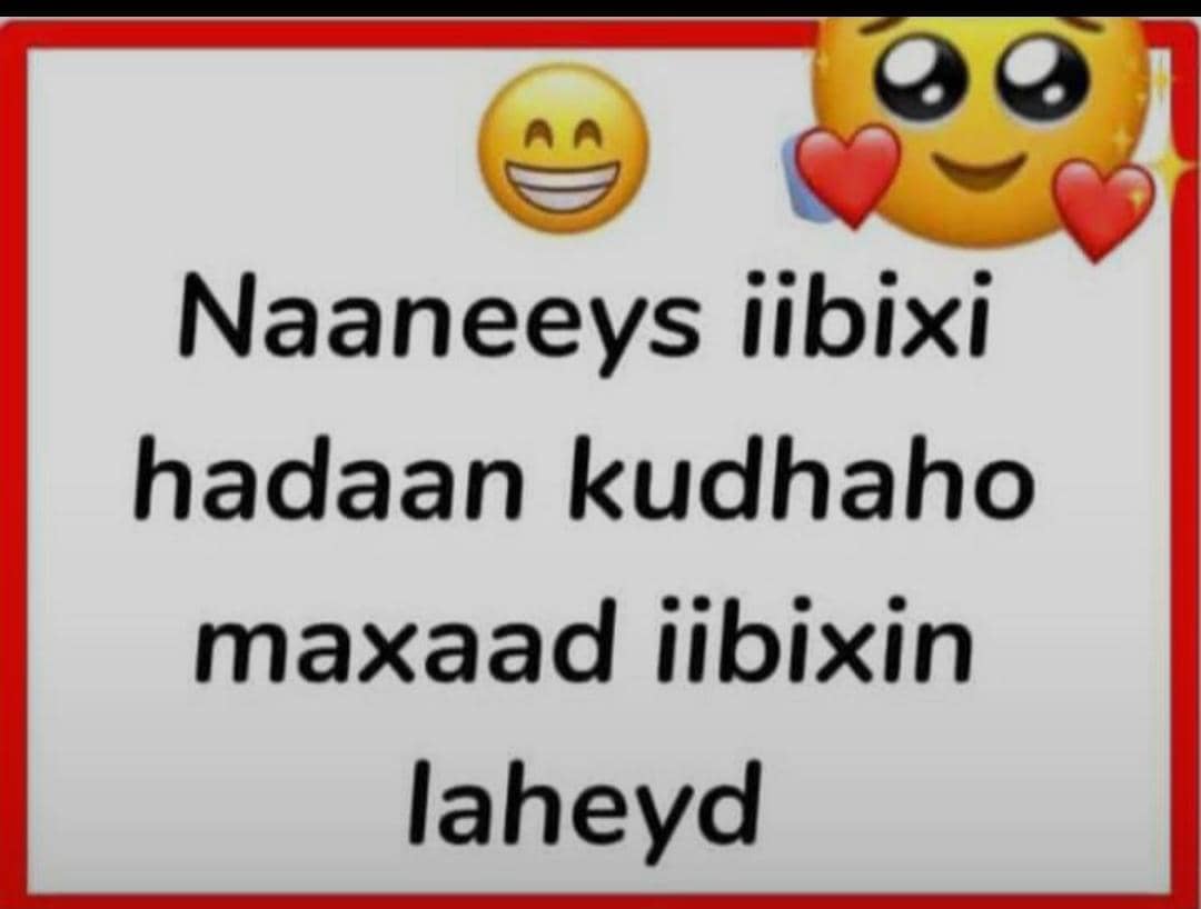 nasrocabd's tweet photo. Asc Naaneey iibixi hadaan ku dhaho maxad iibixin https://t.co/X2RKJlHE71